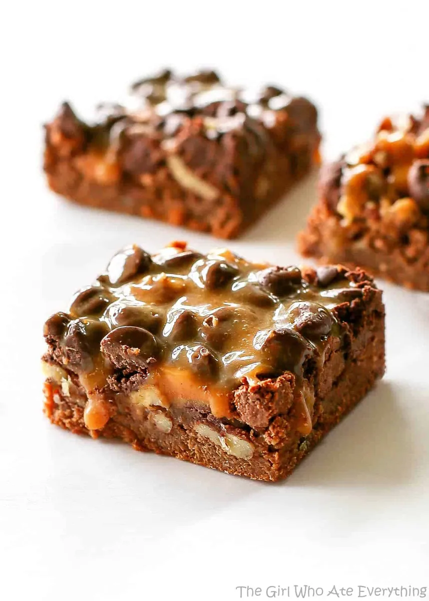 Chocolate Turtle Brownies