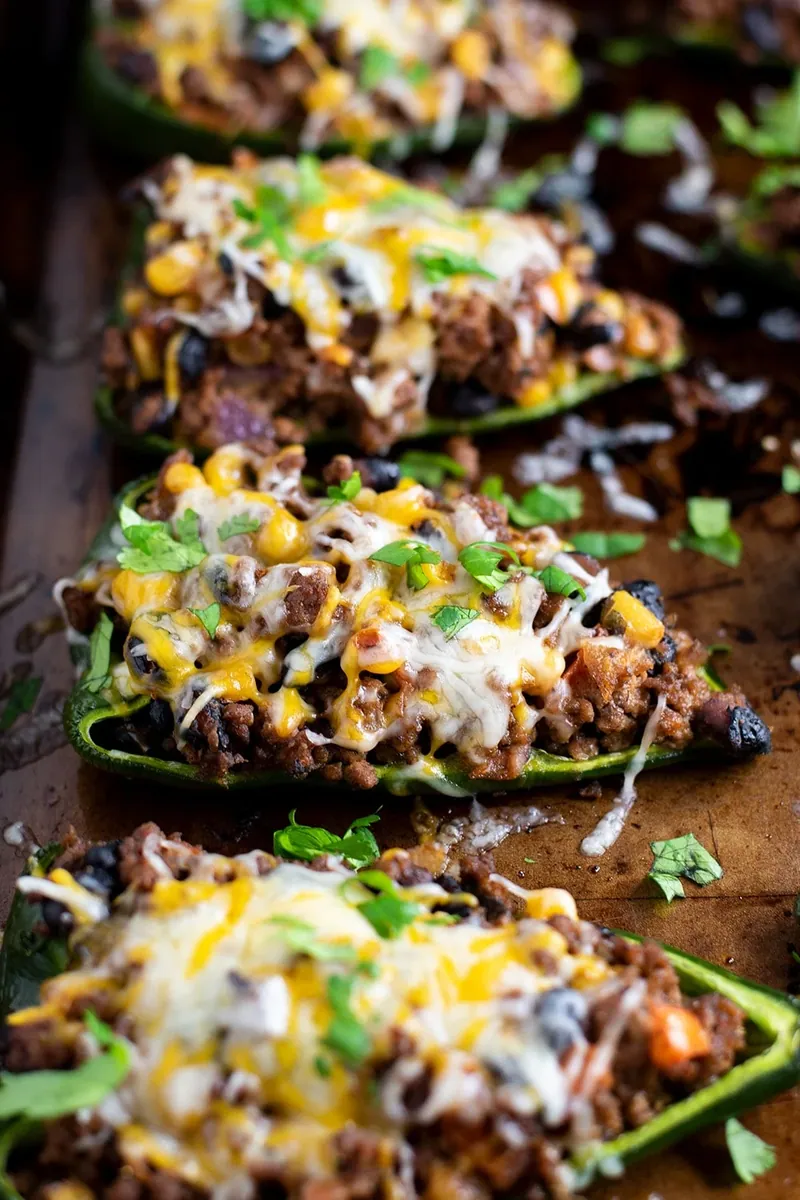 Stuffed Poblano Peppers