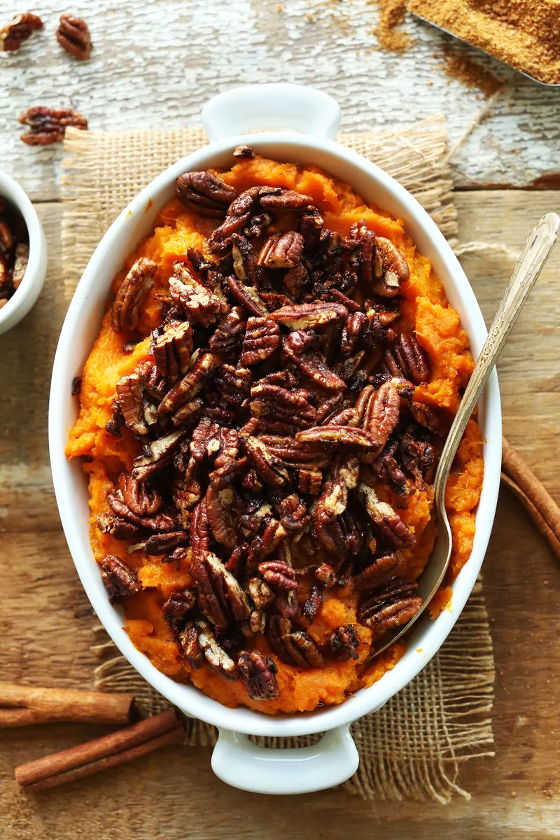 Butternut Pecan Sweet Potato Mash