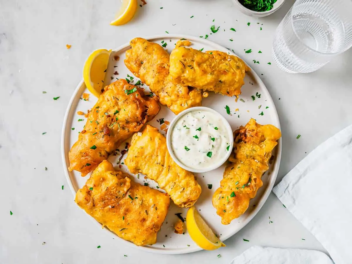 Beer Battered Fish (4 servings)