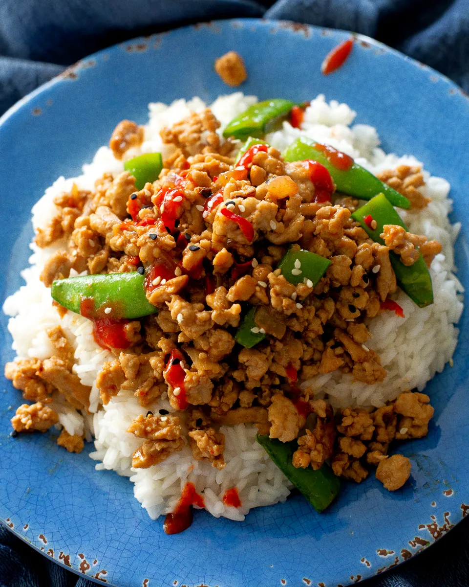 Sesame Ground Chicken