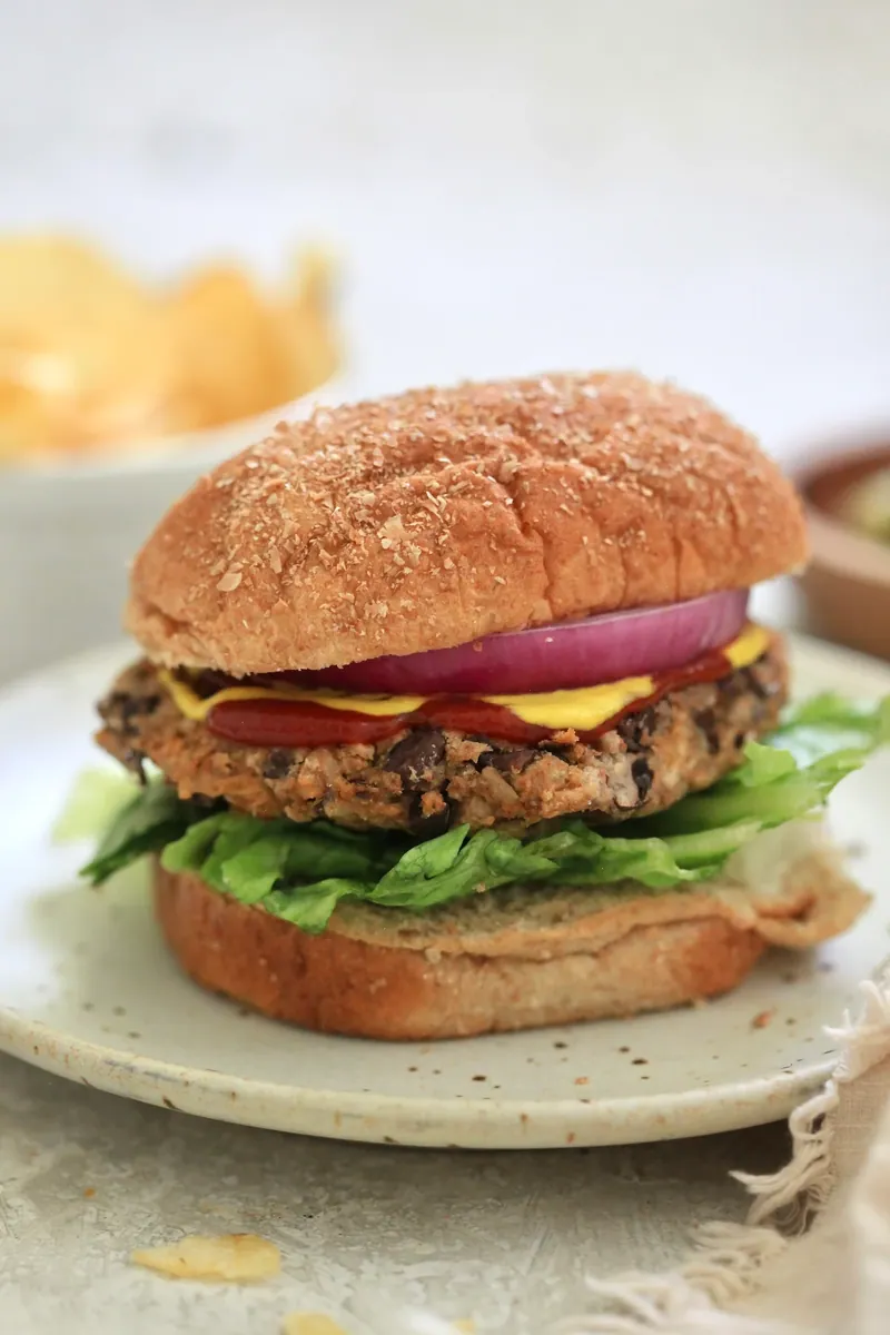Black Bean Cheddar Burgers