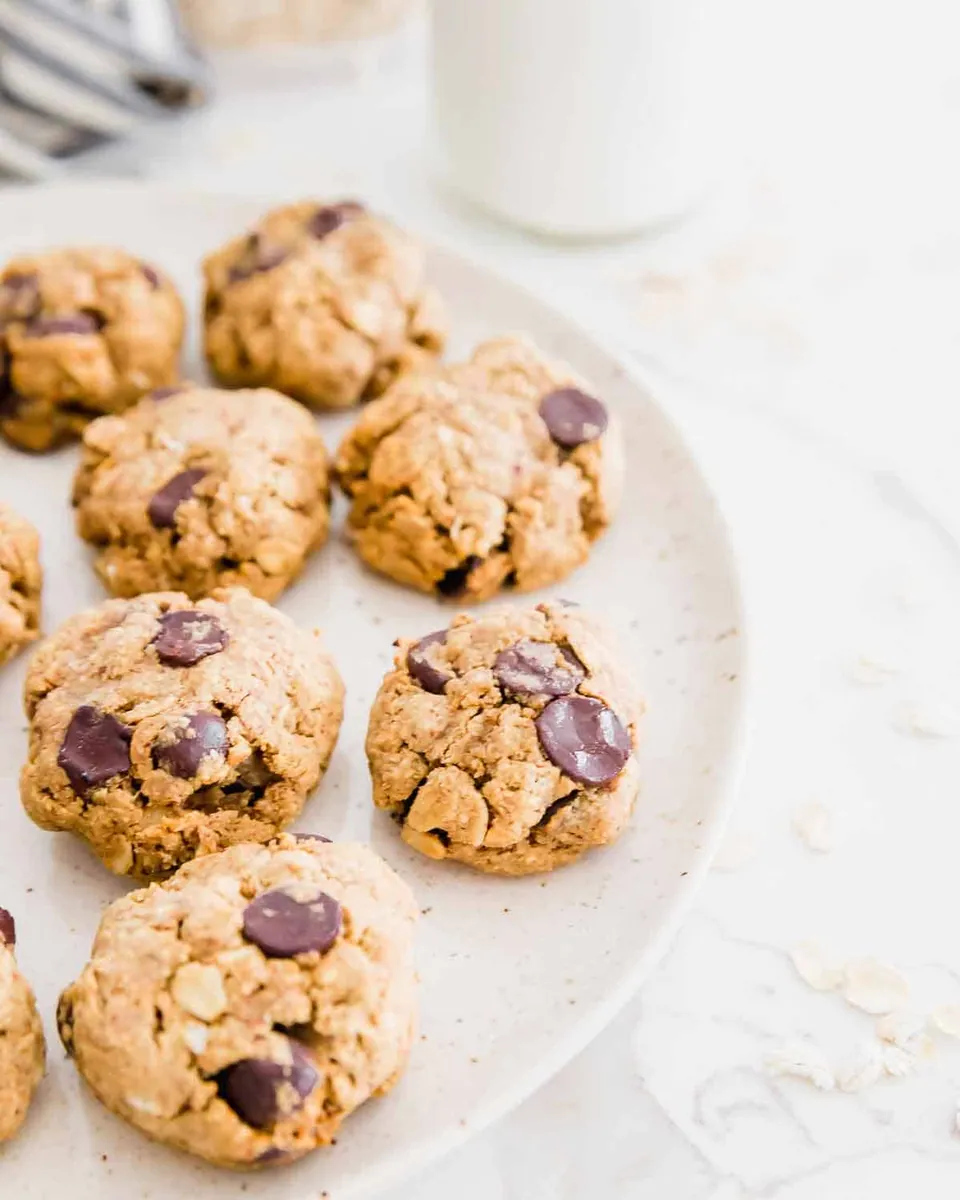 Oatmeal Chocolate Chip Cookies with nuts and seeds