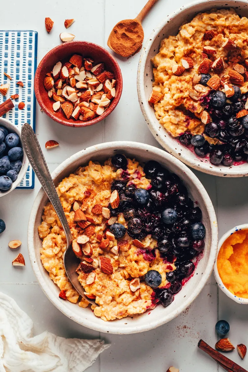 Pumpkin Blueberry Oatmeal