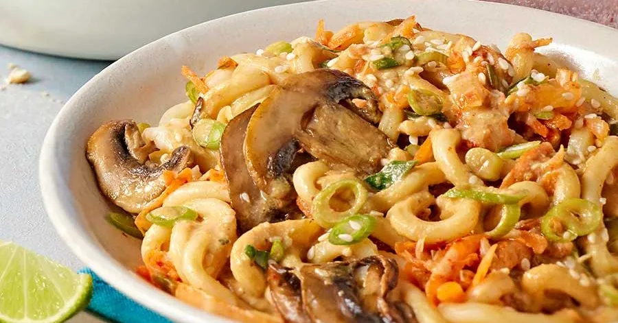 Kimchi Sesame Noodles