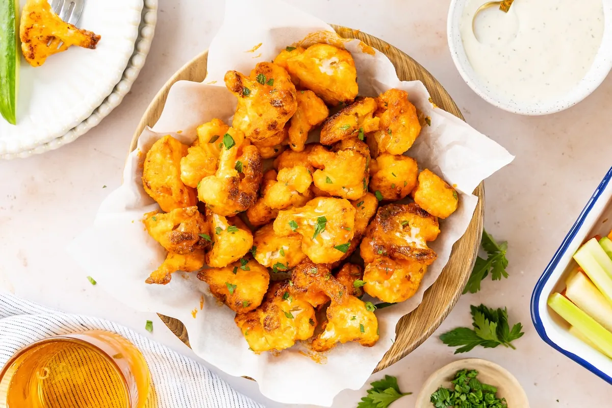 Buffalo Cauliflower Bites