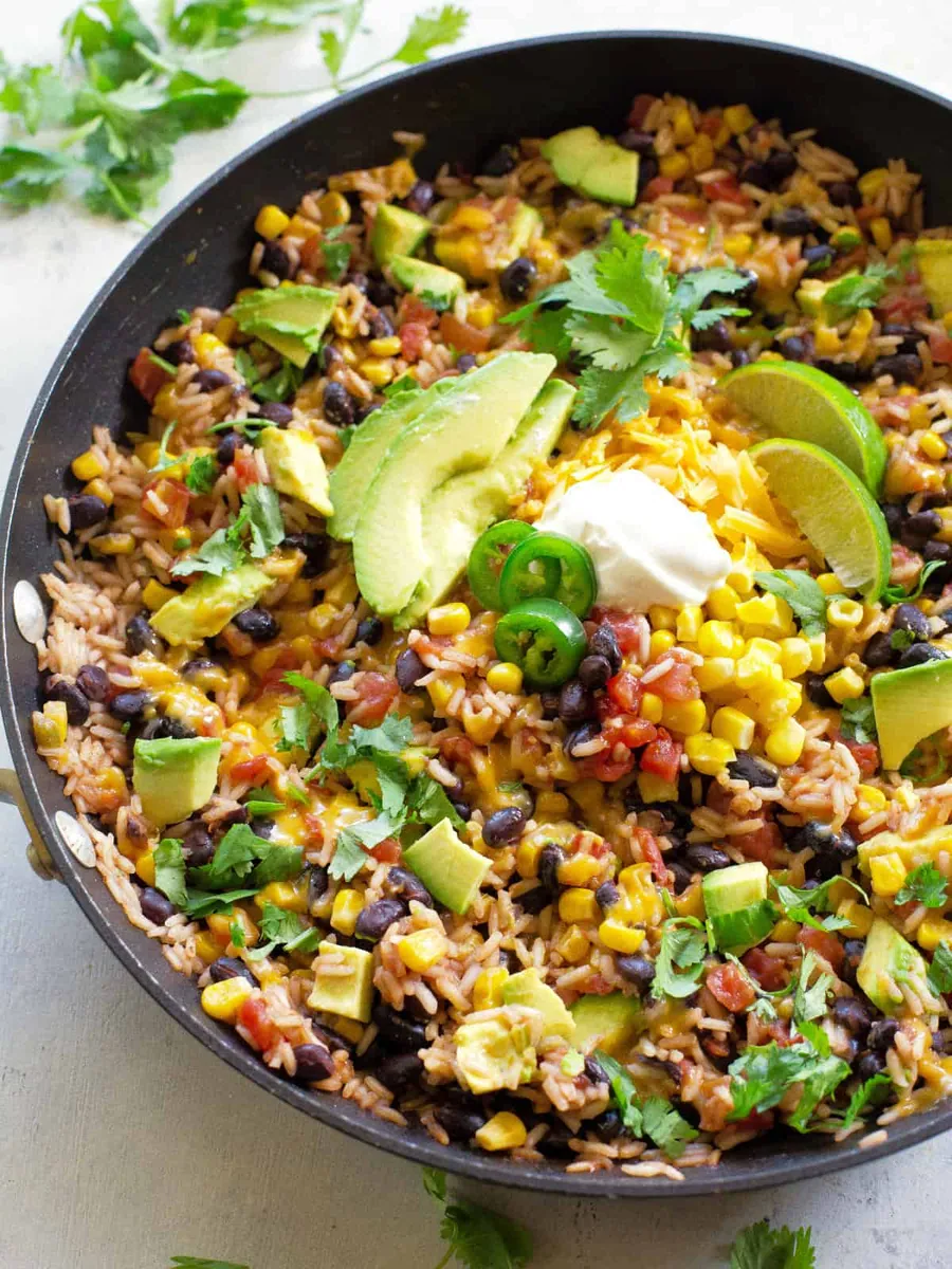 Spicy Mexican Rice Skillet