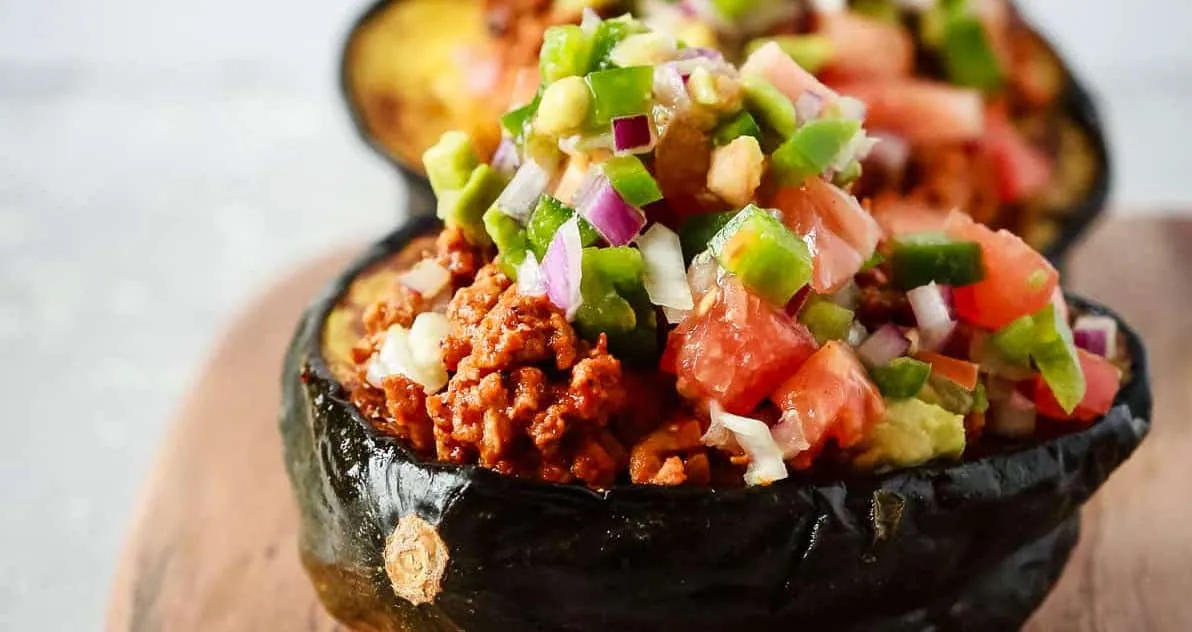 Taco Stuffed Acorn Squash