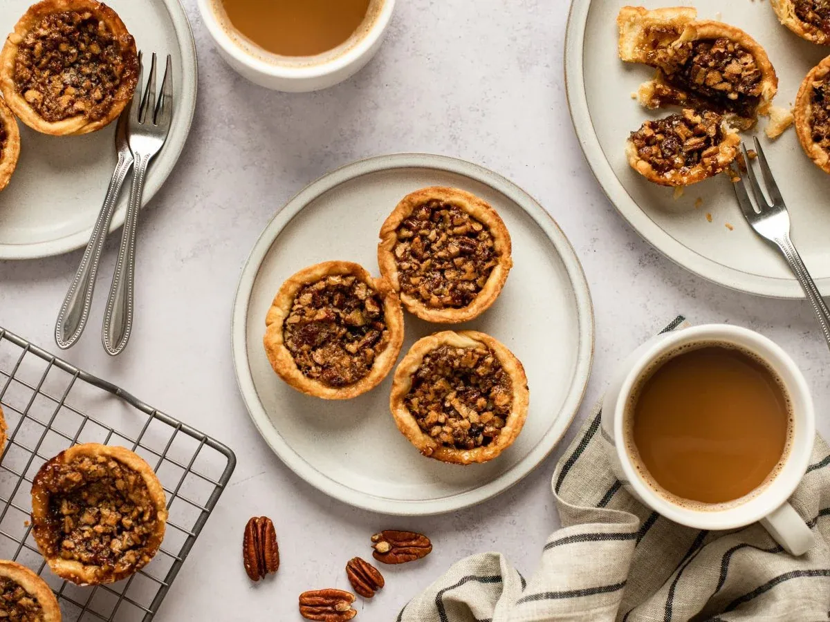 Canadian Butter Tarts with nuts and seeds