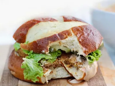 Chickpea Walnut Veggie Burgers