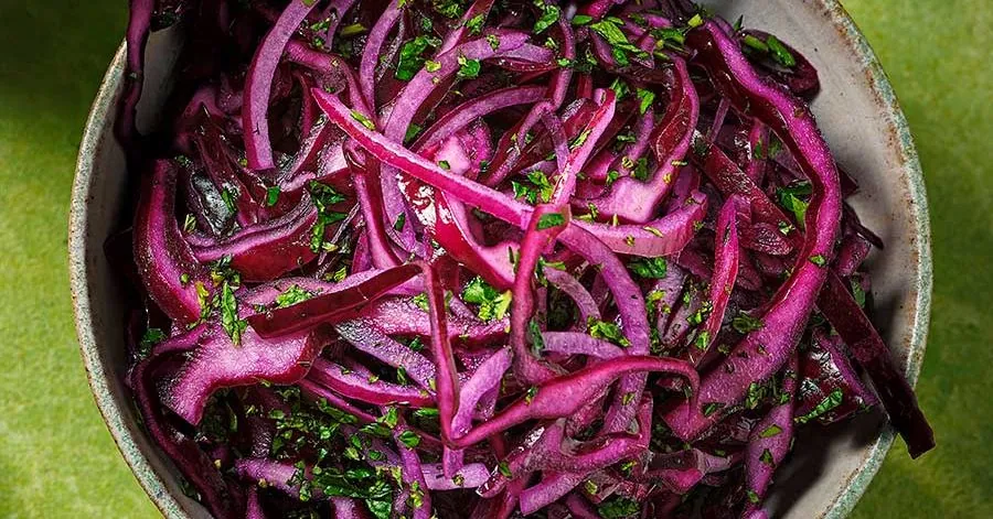 Pickled Red Cabbage Salad