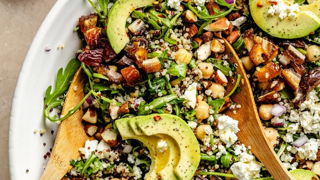 Chickpea Arugula Quinoa Salad