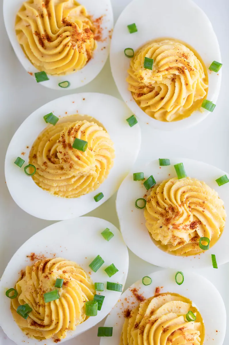 Pressure Cooker Deviled Eggs