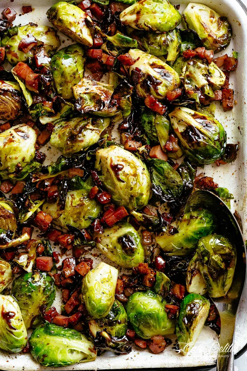 Balsamic Bacon Brussels Sprouts