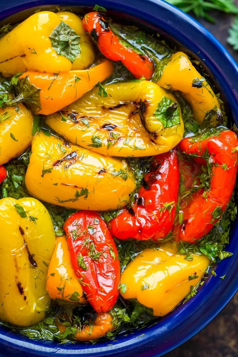 Marinated Mini Sweet Peppers