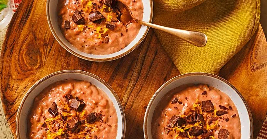 Chocolate Orange Rice Pudding
