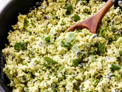 Creamy Cilantro Lime Rice