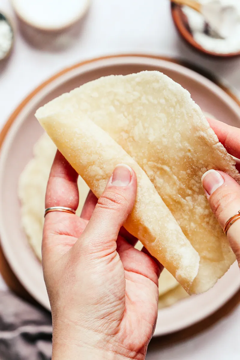 Cassava Flour Tortillas
