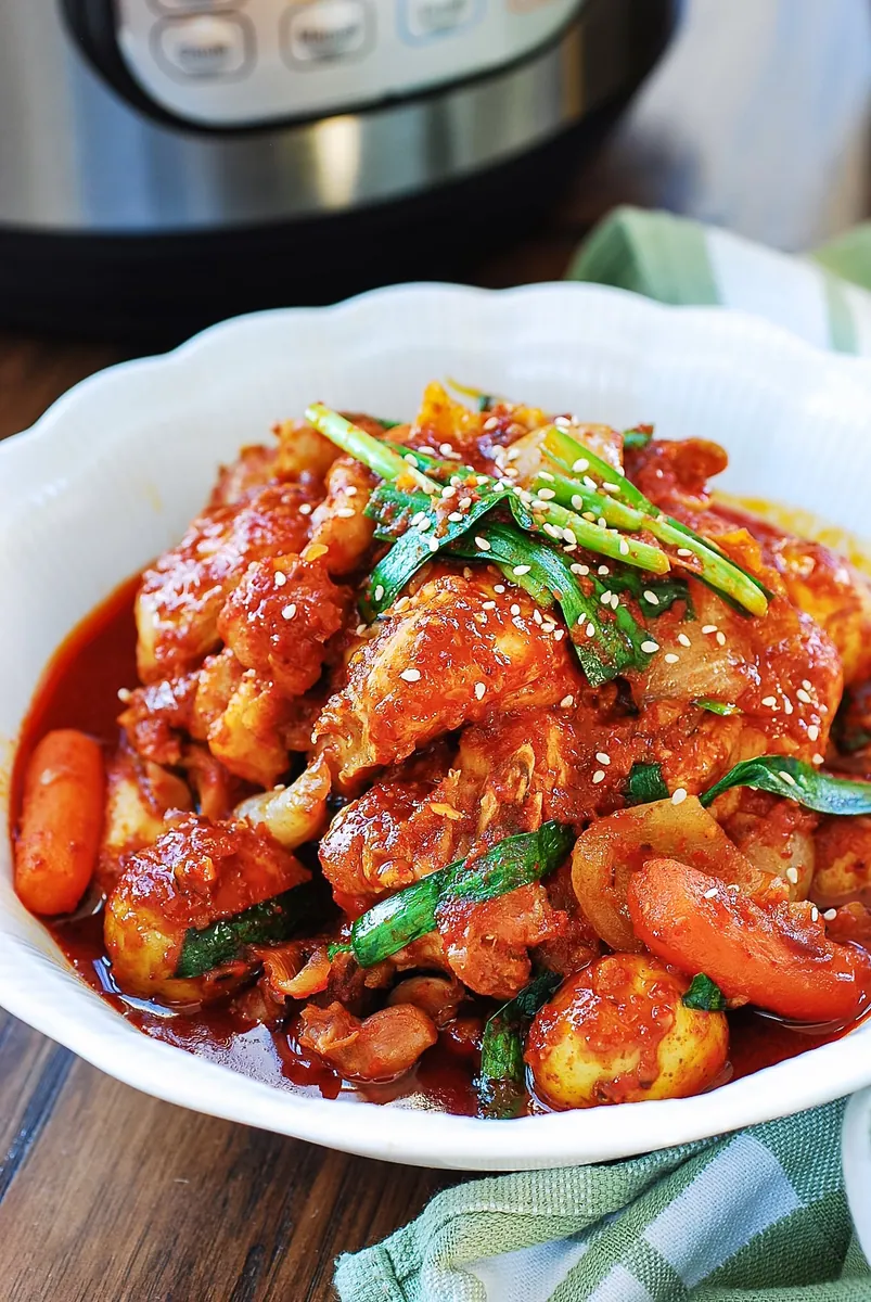 Pressure Cooker Spicy Chicken
