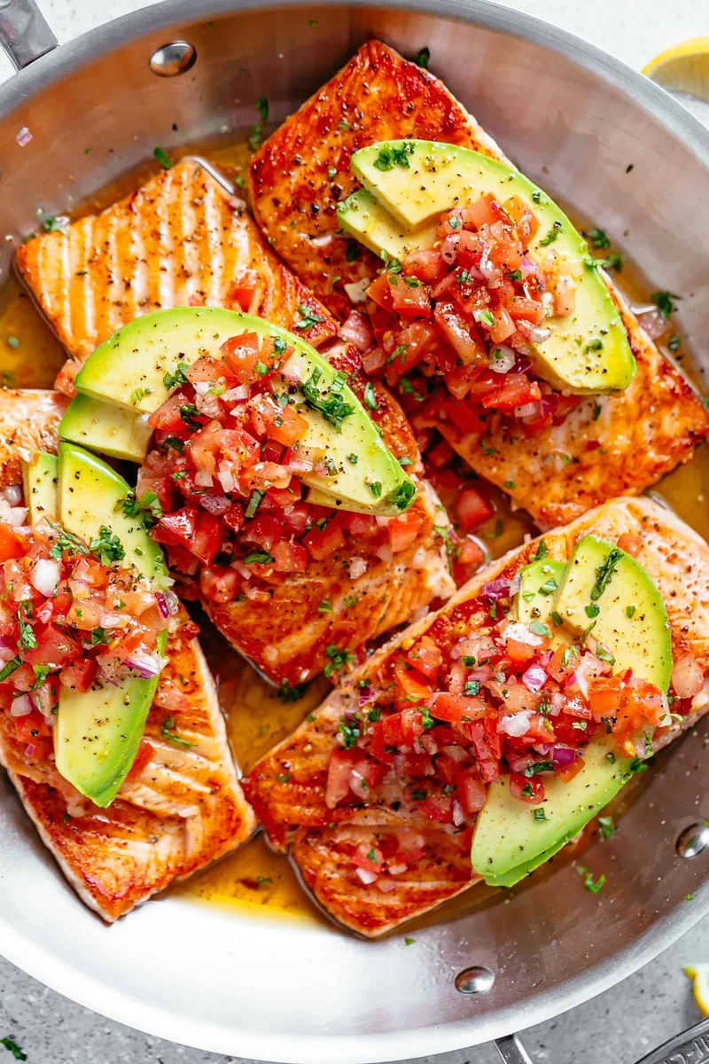 Salmon with Fresh Salsa