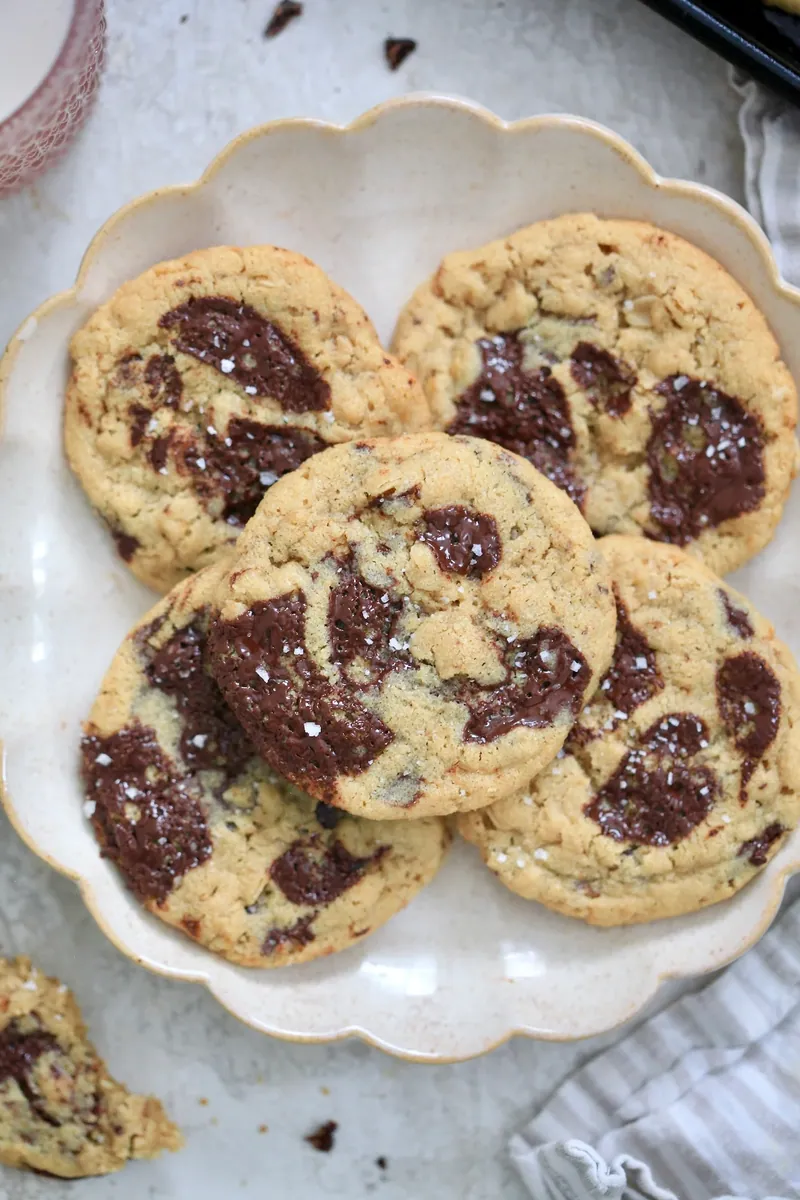 Tahini Chocolate Chip Cookies