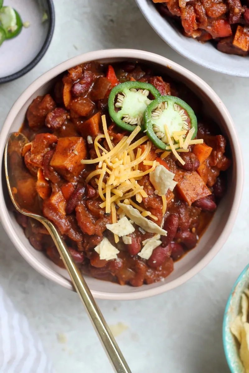 Sweet Potato Bean Chili