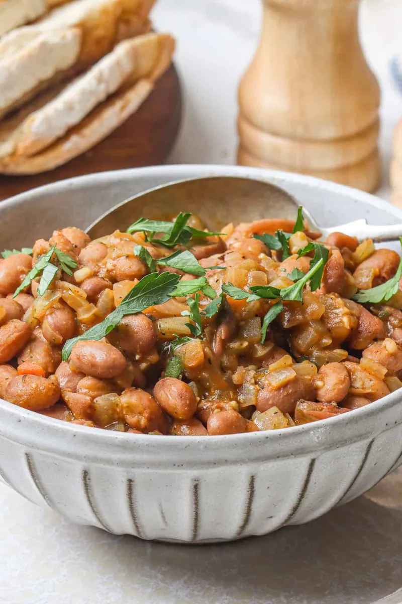 Spiced Canned Pinto Beans