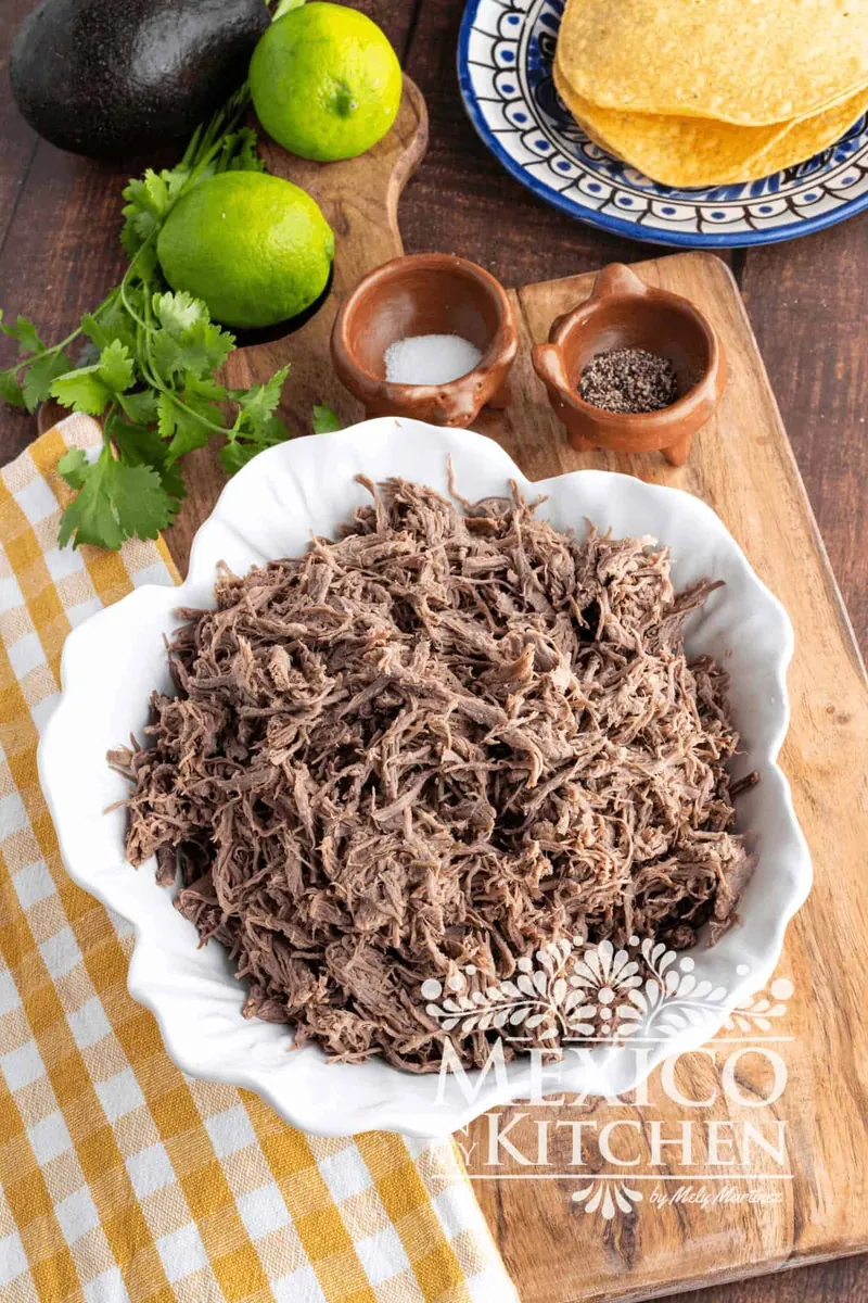Mexican Shredded Beef with garlic
