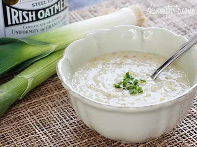 Irish Oatmeal Leek Soup
