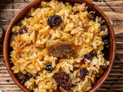 Lamb Prune Pilaf