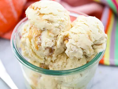Hazelnut Caramel Ice Cream