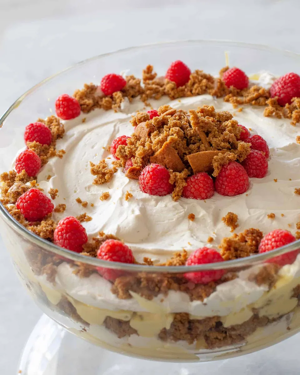 Eggnog Gingerbread Trifle