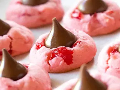 Cherry Kiss Cookies