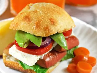 Mexican Sausage Sandwich