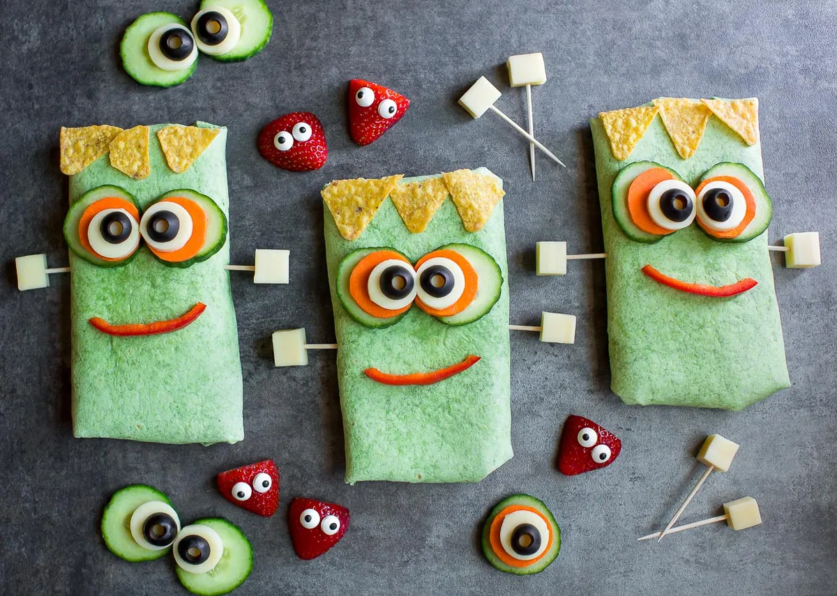 Halloween Turkey Wraps