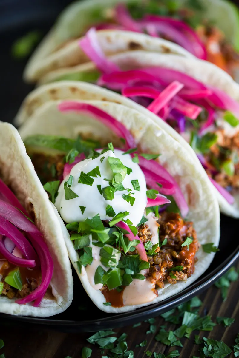 Cauliflower Walnut Tacos