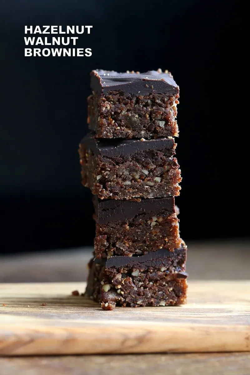 No-Bake Hazelnut Brownies