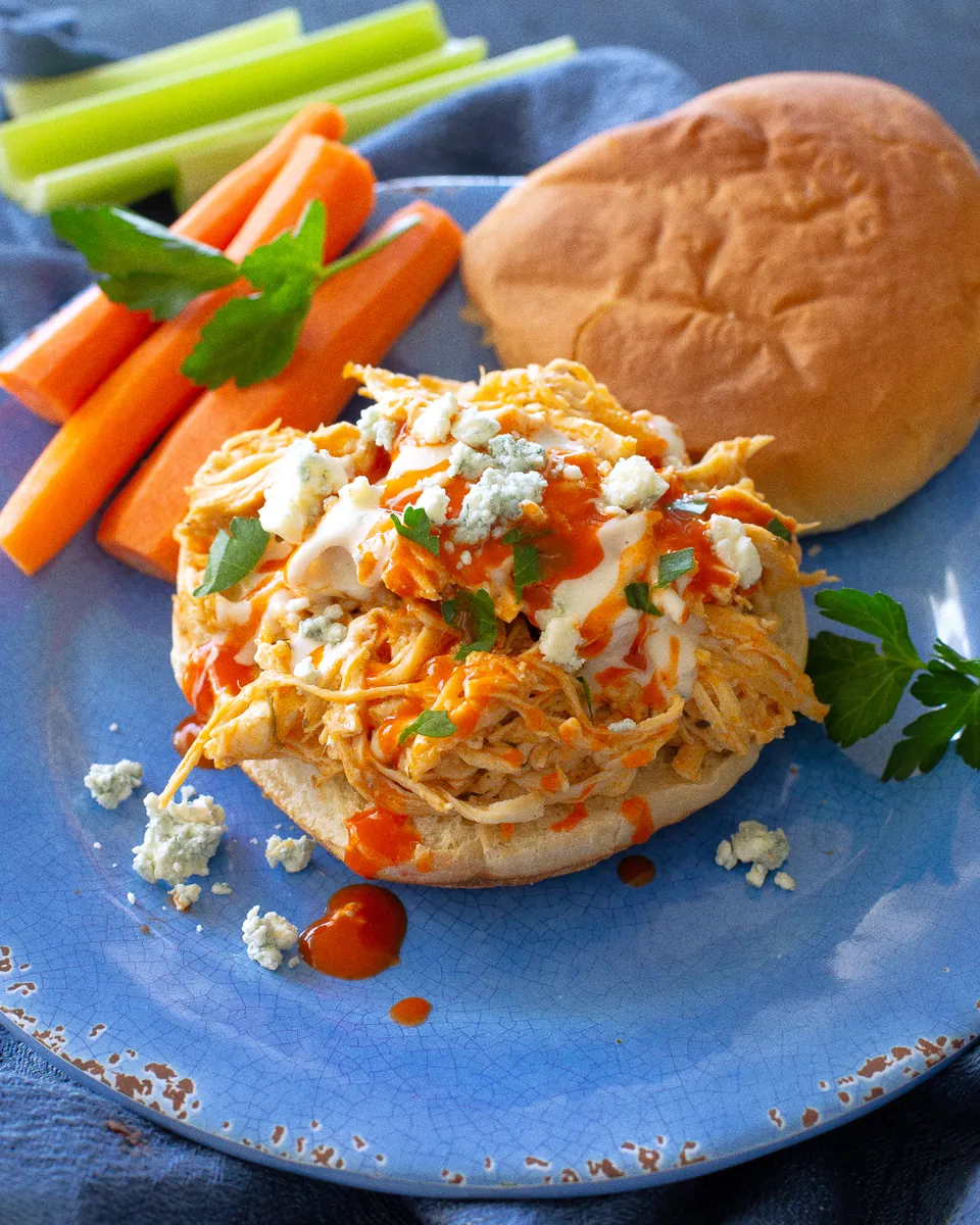 Slow Cooker Buffalo Chicken with butter