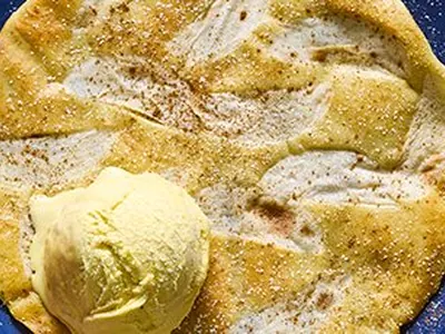Air Fryer Apple Pancake