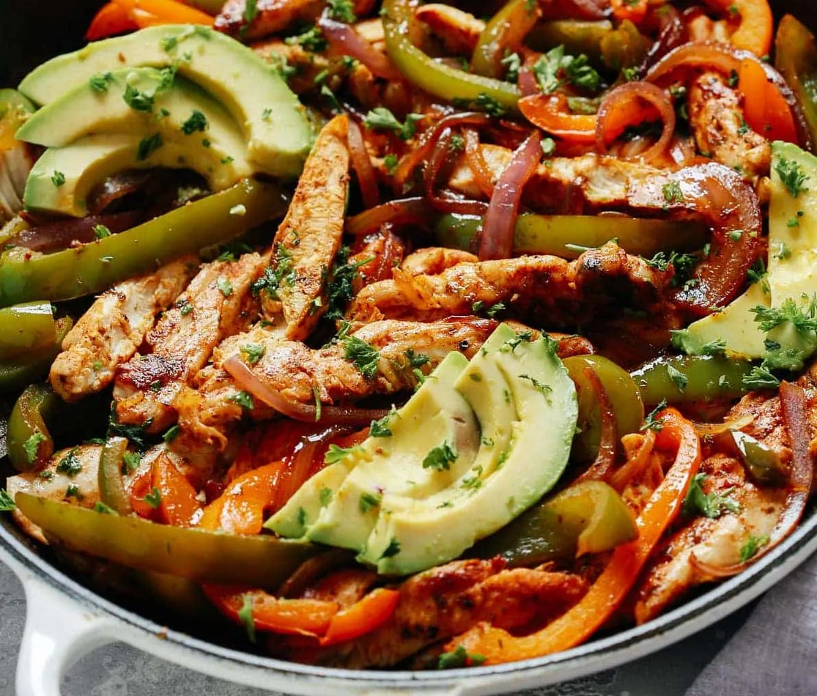 Skillet Chicken Fajitas