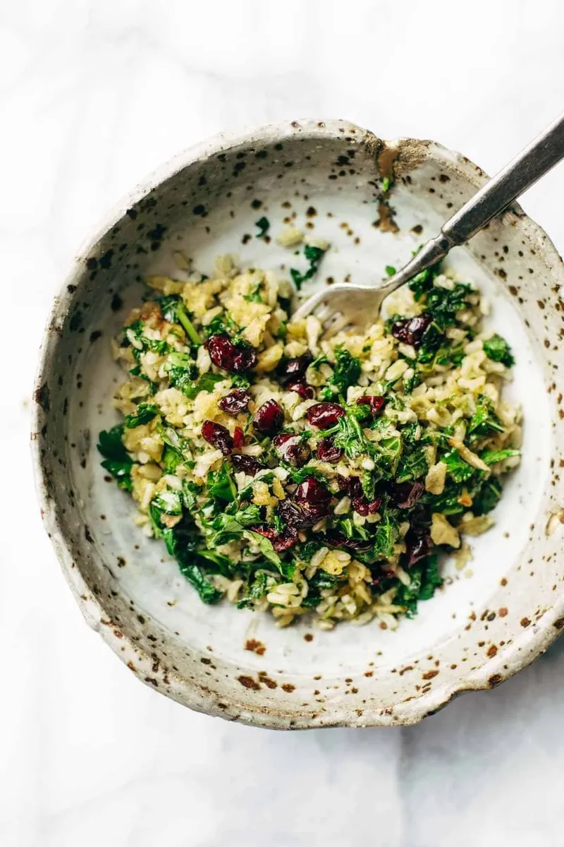 Kale and Brown Rice Salad