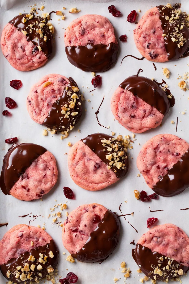 Chocolate Cranberry Cookies