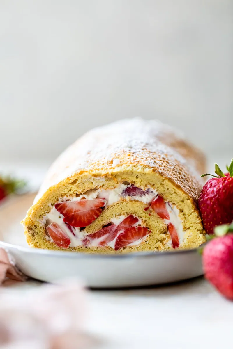 Strawberry Swiss Roll