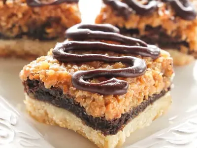 Samoa Brownie Bars