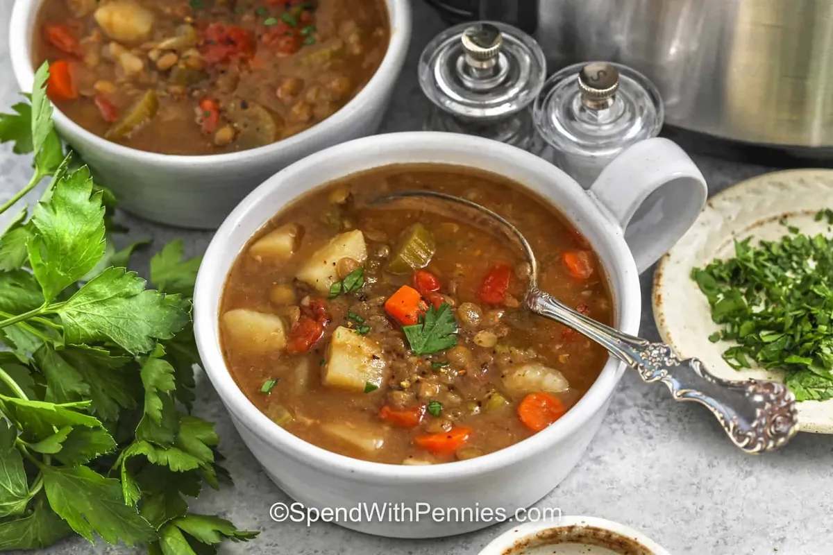 Slow Cooker Lentil Soup