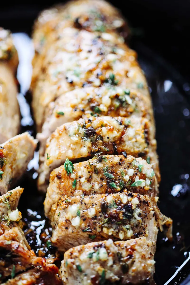 Garlic Butter Pork Tenderloin