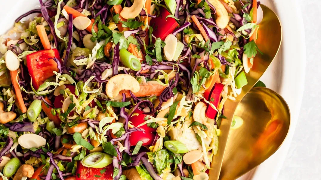 Cashew Brussels Sprouts Salad