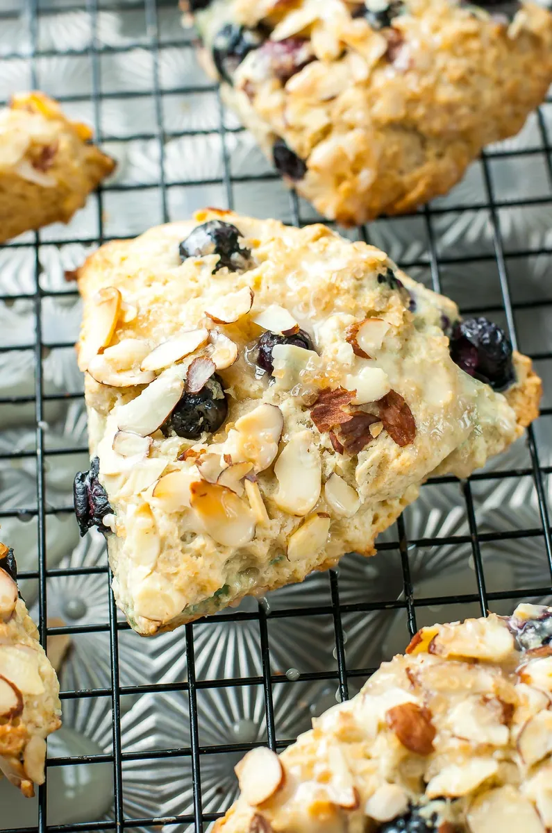 Almond Blueberry Scones