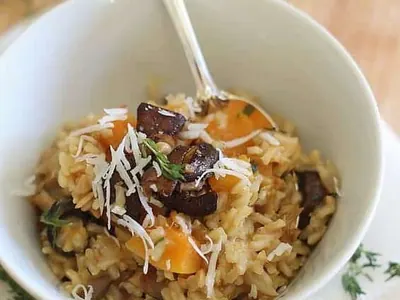 Butternut Squash Porcini Risotto