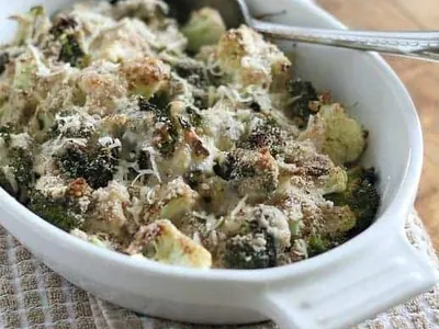 Broccoli Cauliflower Gratin